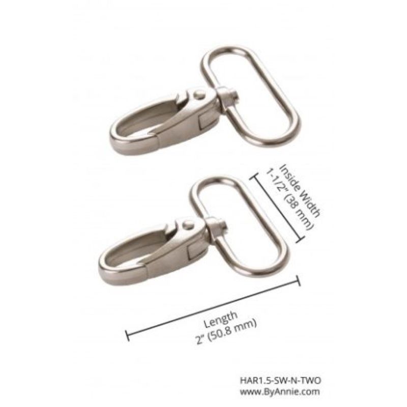 1.5-inch Swivel Snap Hooks, Size/Colour: 1.5 inch Nickel