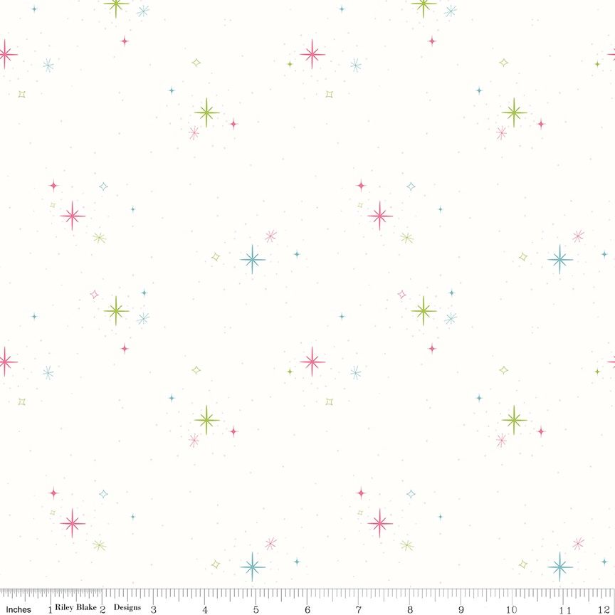 Hush Hush 4 per metre, Print: Sparkles