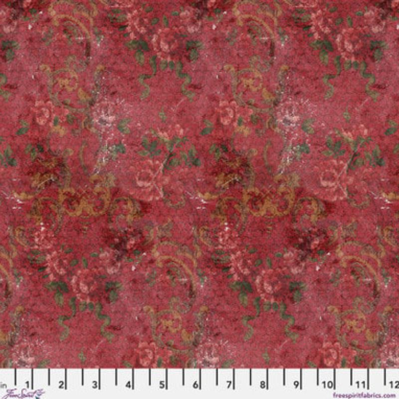Palette Red range per metre, Print: Red Tapestry