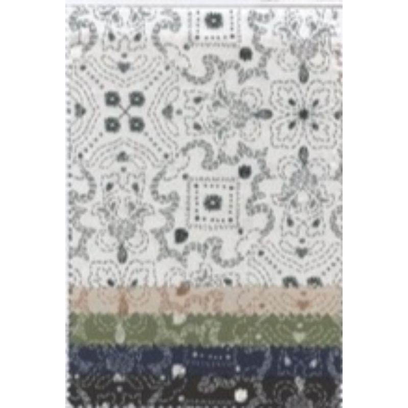 Cotton 60's Print per metre, Colourway: Black on White