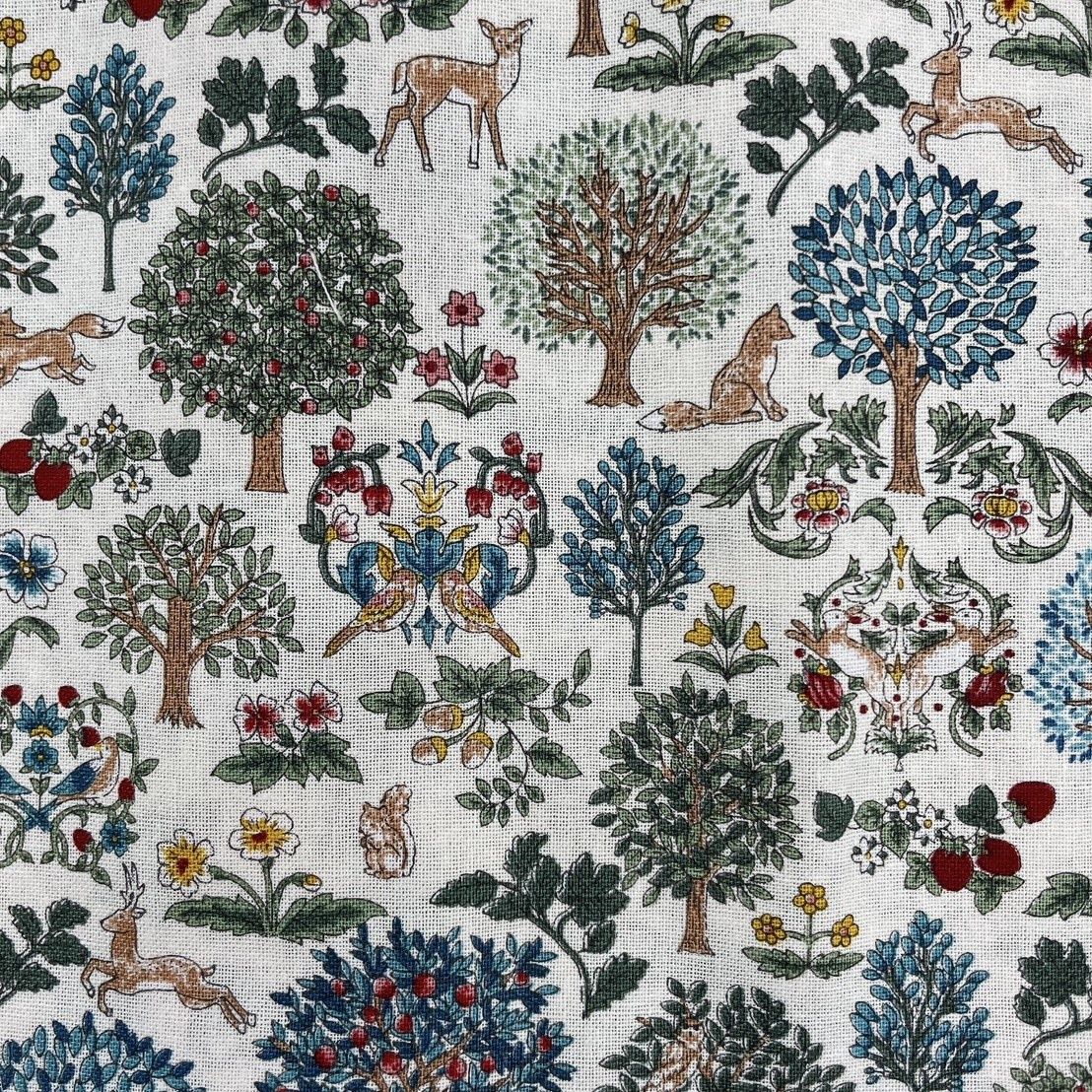 Morisu per metre, Print: Cream