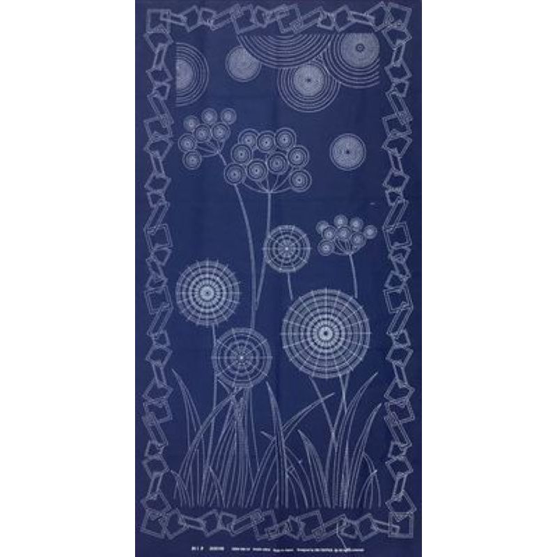 Dandelions Sashiko Panel - HM-54