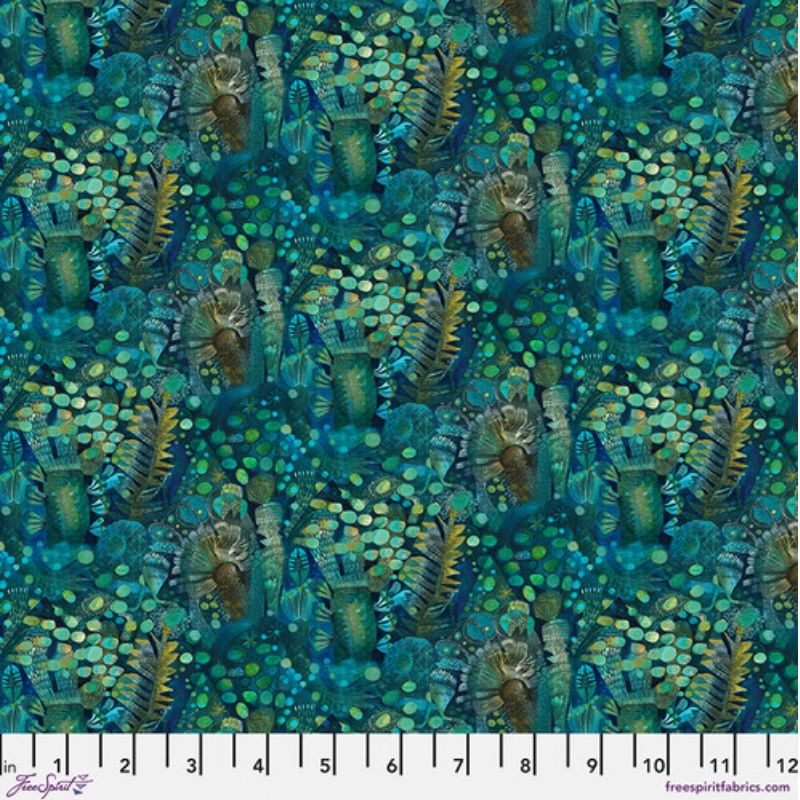 L Heure Blue per metre, Colourway: Emerald