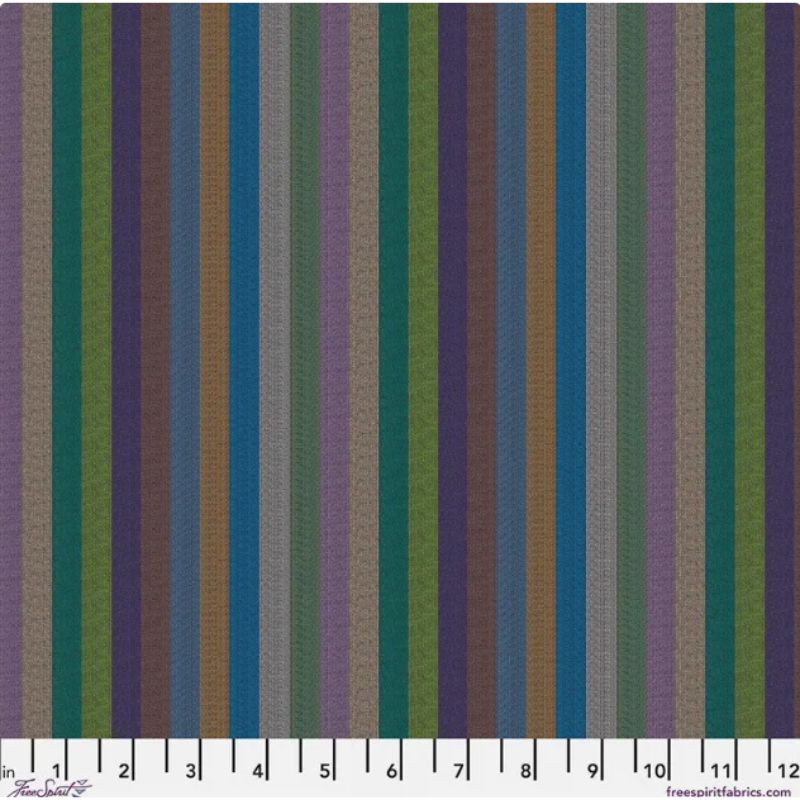 Kaffe Fassett Woven Stripe per metre, Colour: Narrow Multi