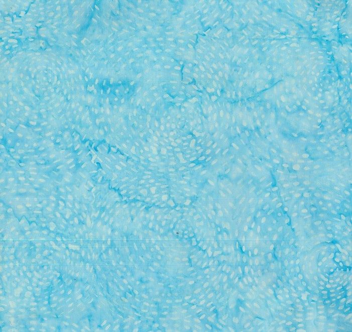 Pastels - Designer Palette 2025 per metre, Print: Baby Blue Dash Circles - 2010