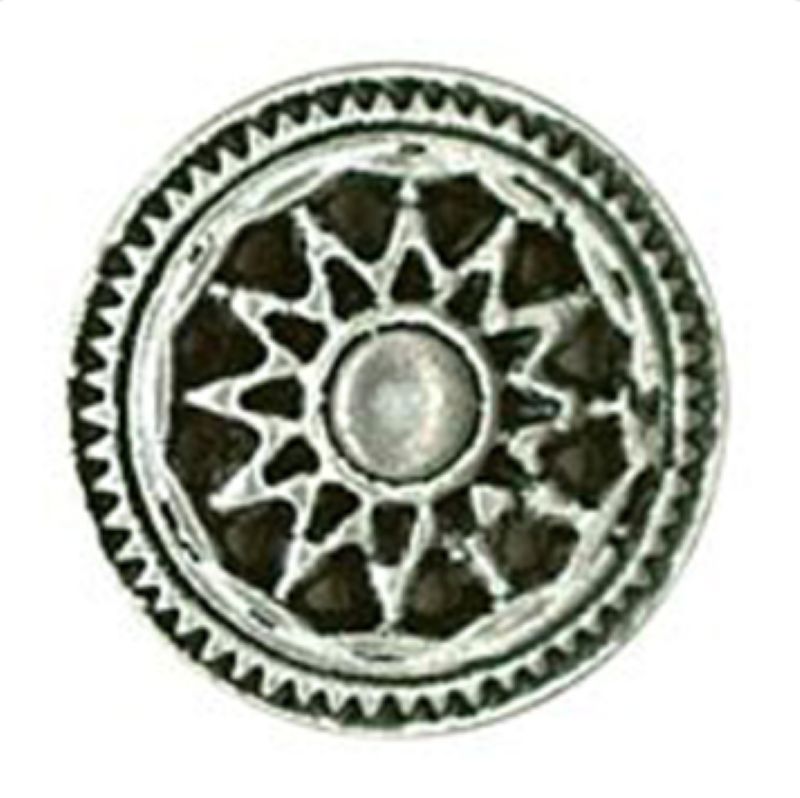 Buttons Silver Shanked, Size: 15mm