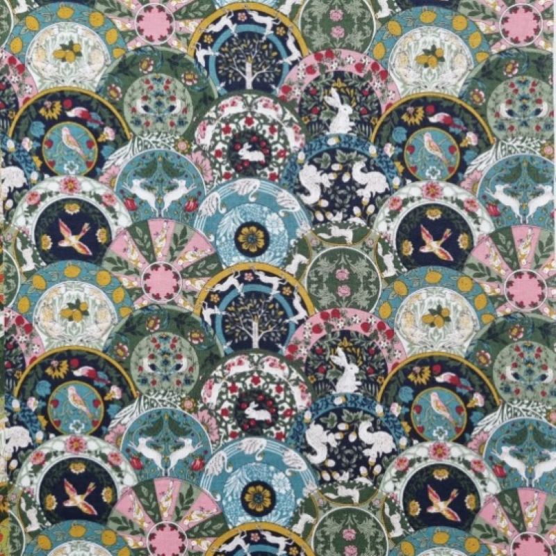 Muko - per metre, Colourway: Blue Green