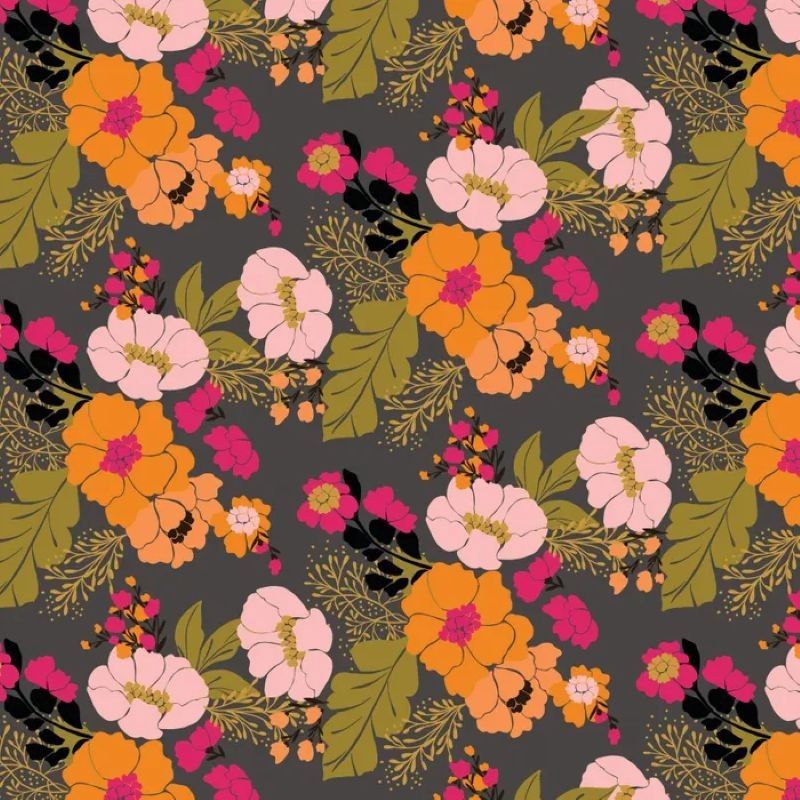 Rachelle Holowko Fashion Lawn per metre, Print: Blush Botanica