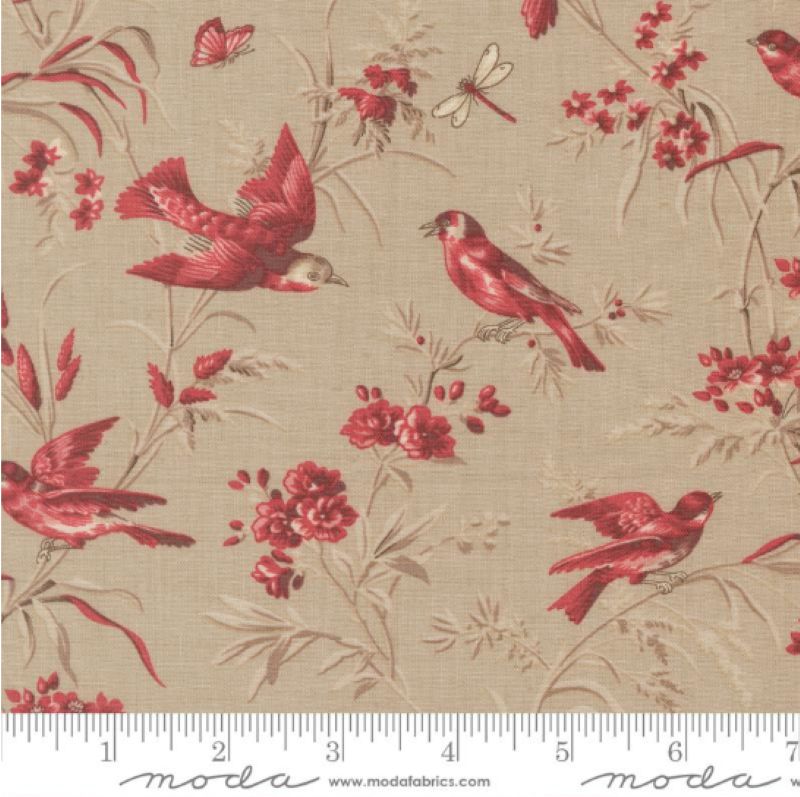 Joie De Vivre per metre, Print: Birds M13983-16
