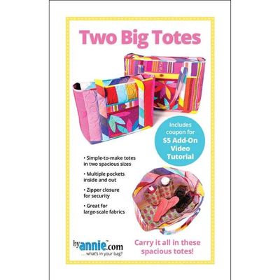 Two Big Totes - By Annie Pattern