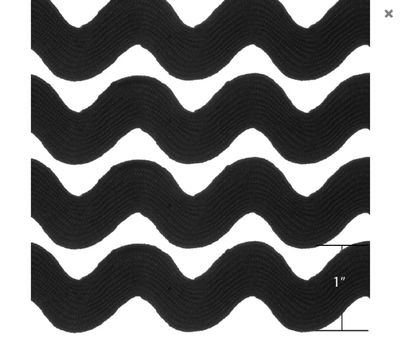 Ric Rac 25mm - per metre