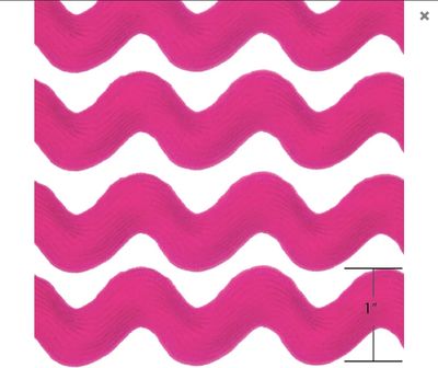 Ric Rac 25mm - per metre