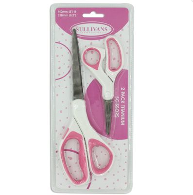 Scissors Titanium 2 Pack - 210mm &amp; 140mm