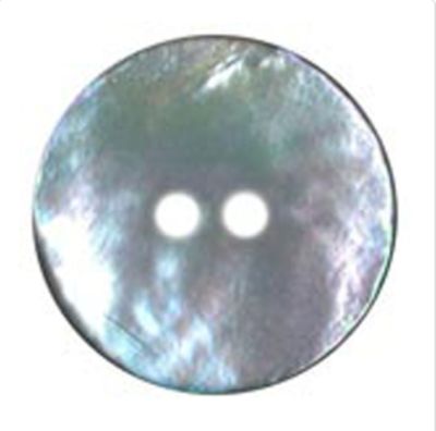 Button Akoya Shell River Smoked 23mm