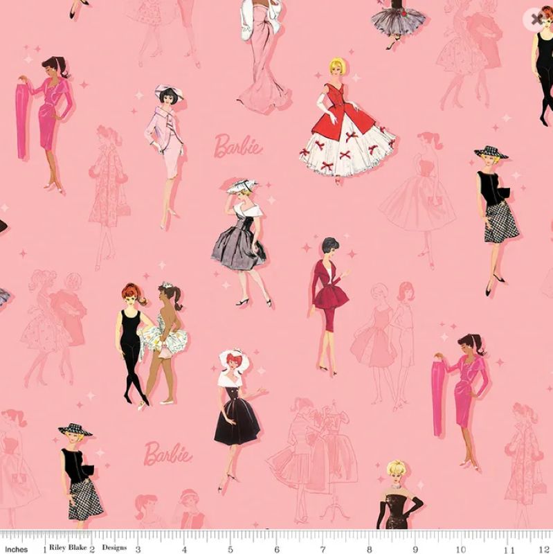 Barbie Vintage per metre