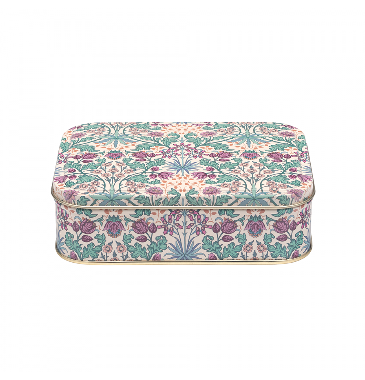 William Morris Arts &amp; Crafts Small Rectangular Tin