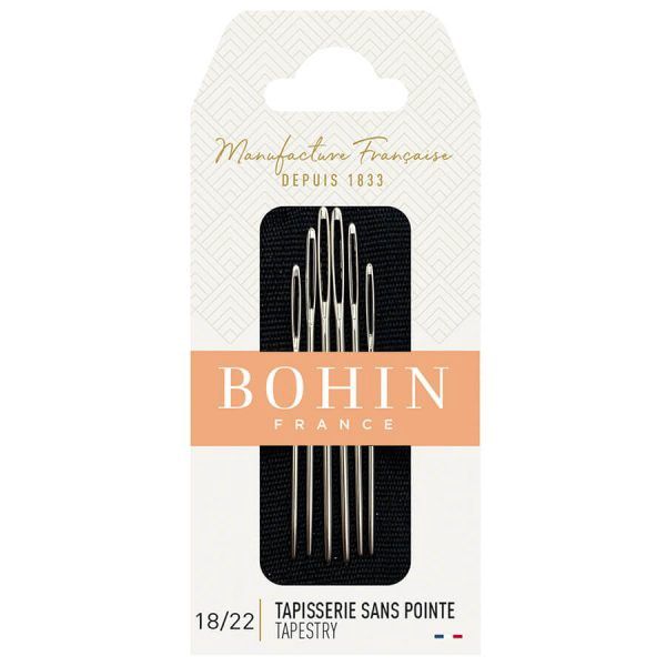 Bohin Canvas / Cross Stitch Needles Sizes 18-22
