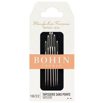 Bohin Canvas / Cross Stitch Needles Sizes 18-22