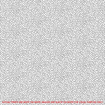 Selfies - White on White prints per metre