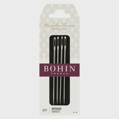 Bohin Darners for Mending Needles Sizes 3/9