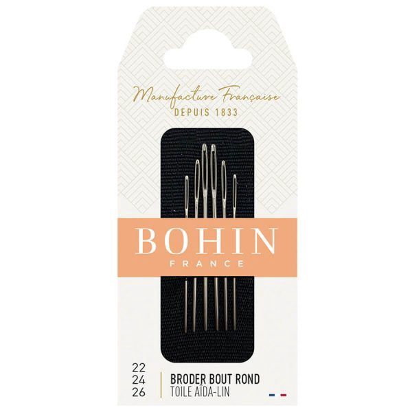 Bohin Tapestry Needles Sizes 22/24/26