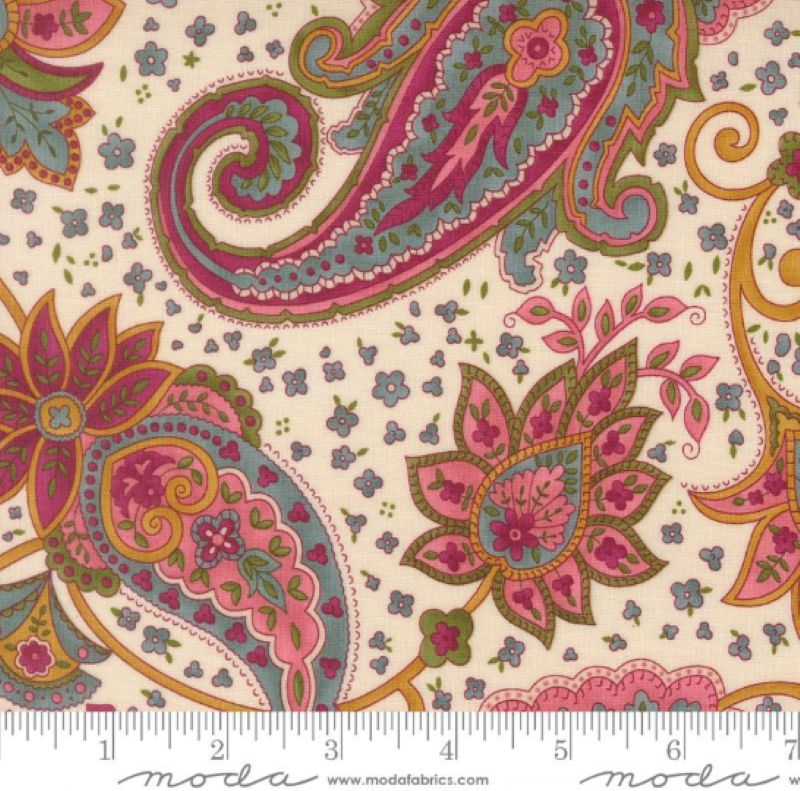 Chelsea Garden per metre, Print: Post Paisley Porcelain