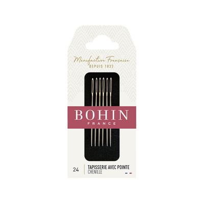 Bohin Embroidery Big Eye Needles Size 24
