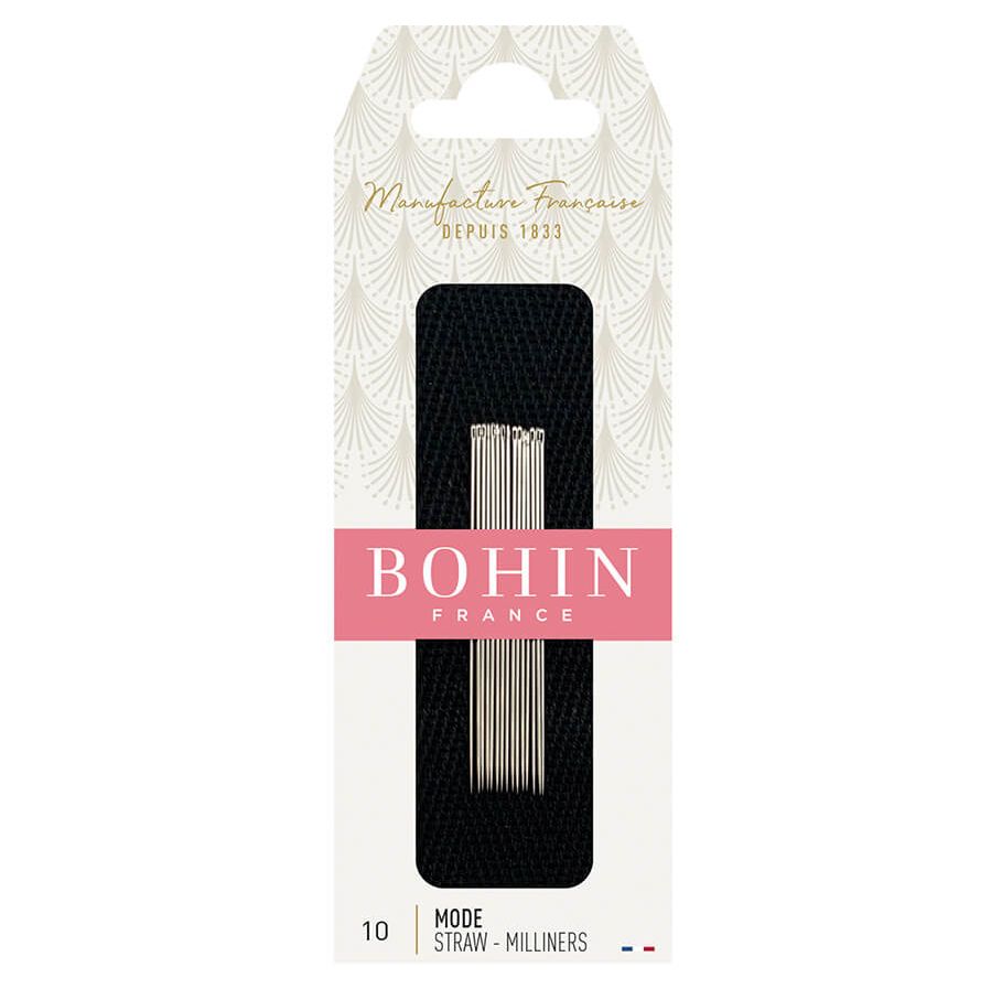 Bohin Basting Pleating Straw Milliners Needles Size 10