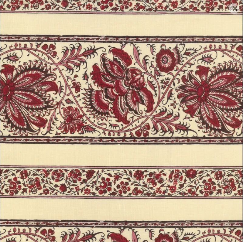 Petra Prins Collection - per metre, Print: China Red Border