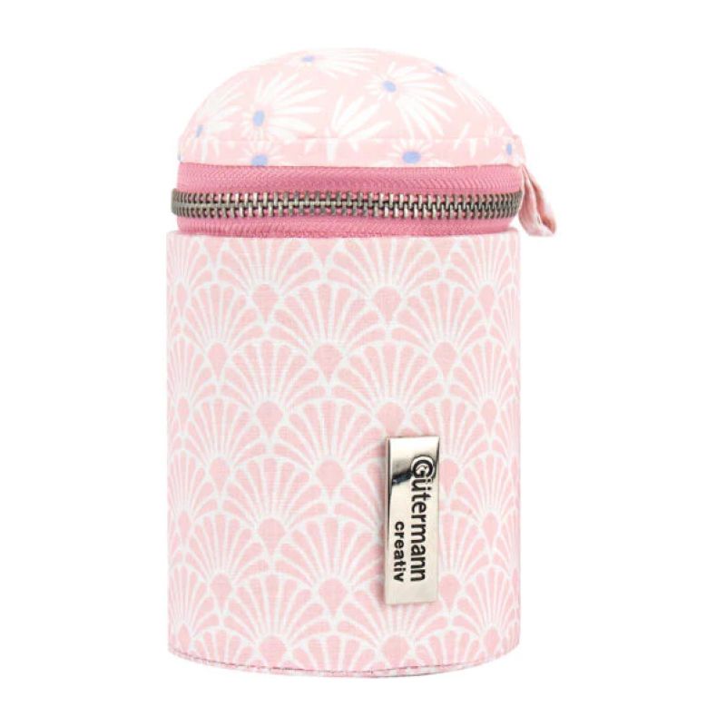 Pintop Cylinder Case - Blooms Pink