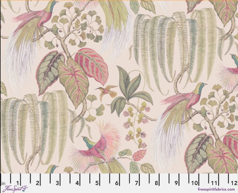 Art of the Garden per metre, Print: Blush