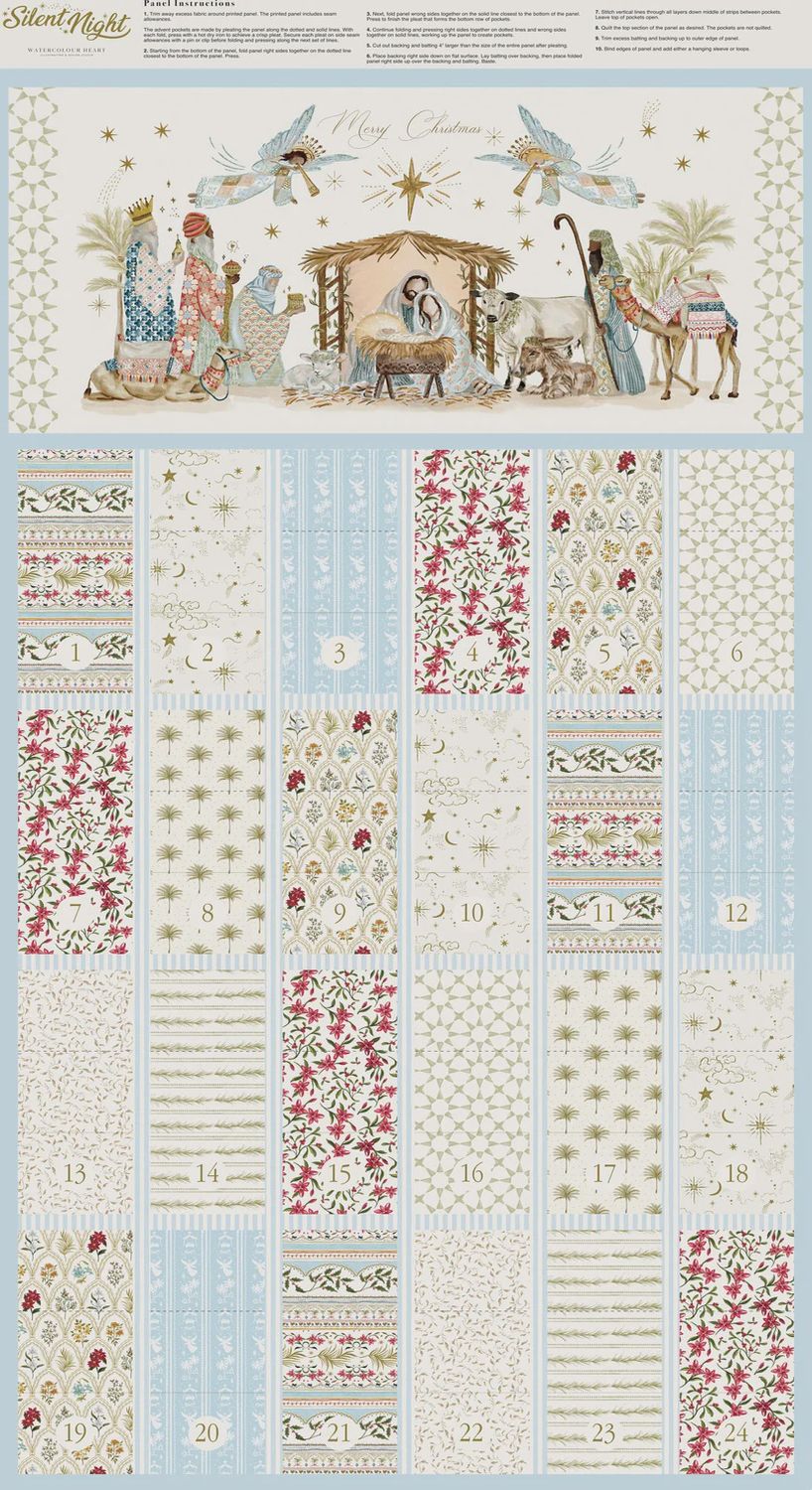 Silent Night Advent Calendar - Panel