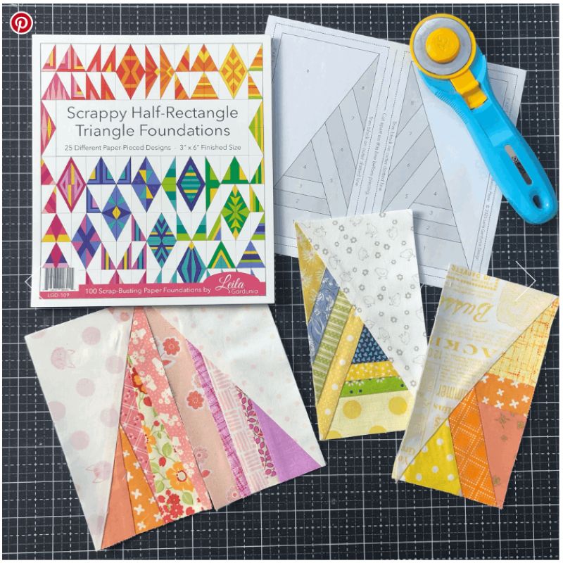 Foundation Pad - Scrappy Half Rectangle Triangles