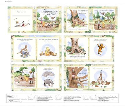 Classic Winnie - Christopher Robin &amp; Friends Book Panel