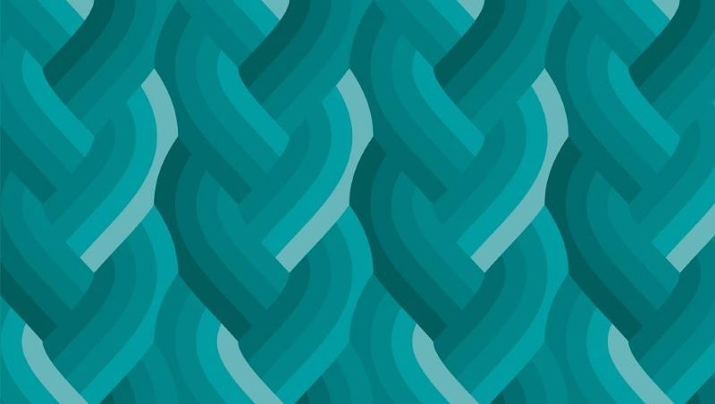 Echo per metre, Colourway: Teal