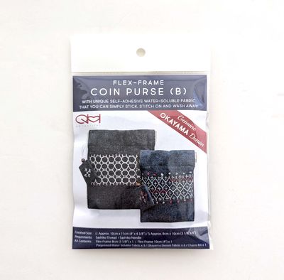 Okayama Denim Flex Frame Coin Purse - 2 styles
