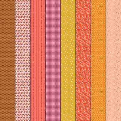 Gathered Lollies by Jen Kingwell per metre