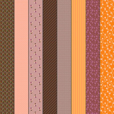 Gathered Lollies by Jen Kingwell per metre