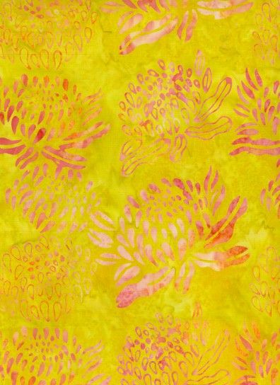 Bright Delights 1 Batik Range - per metre, Print: BA-2373