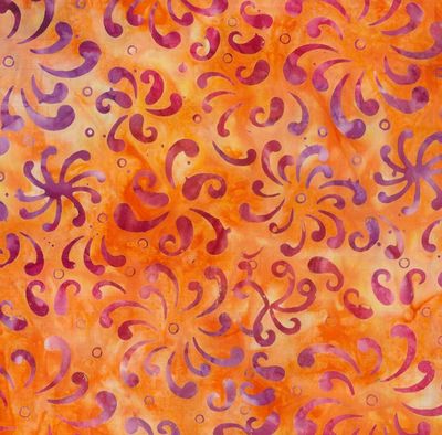 Bright Delight 2 Batik Range - per metre