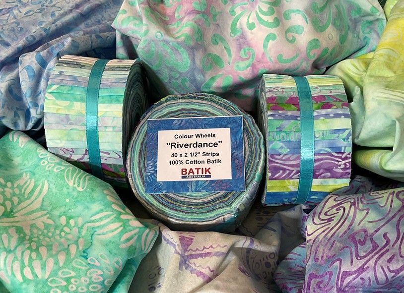 Colour Wheel - Riverdance 2.5" Strips 40pcs