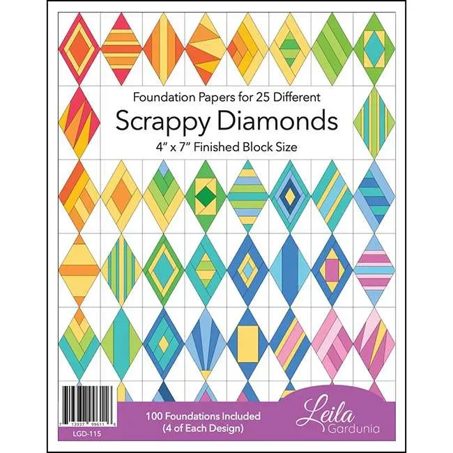 Foundation Paper Pad - Scrappy 3" Diamonds