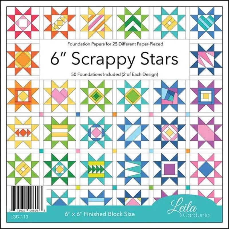 Foundation Paper Pad - Scrappy 6" Stars