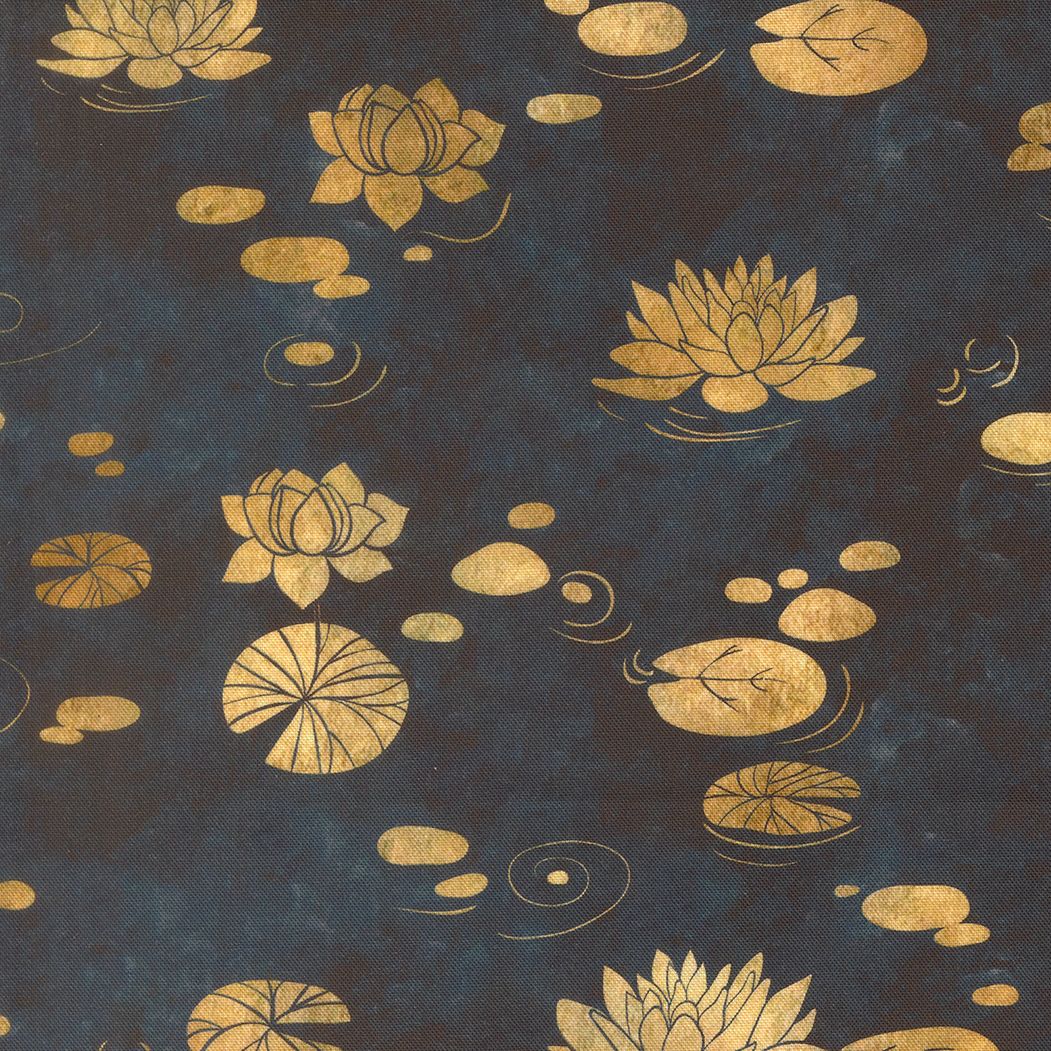 Tranquil Patina per metre, Print: Midnight 48110 14