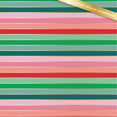The Stripe - Metallic - per metre
