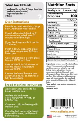Harvest Beet & Veggie Bread Mix