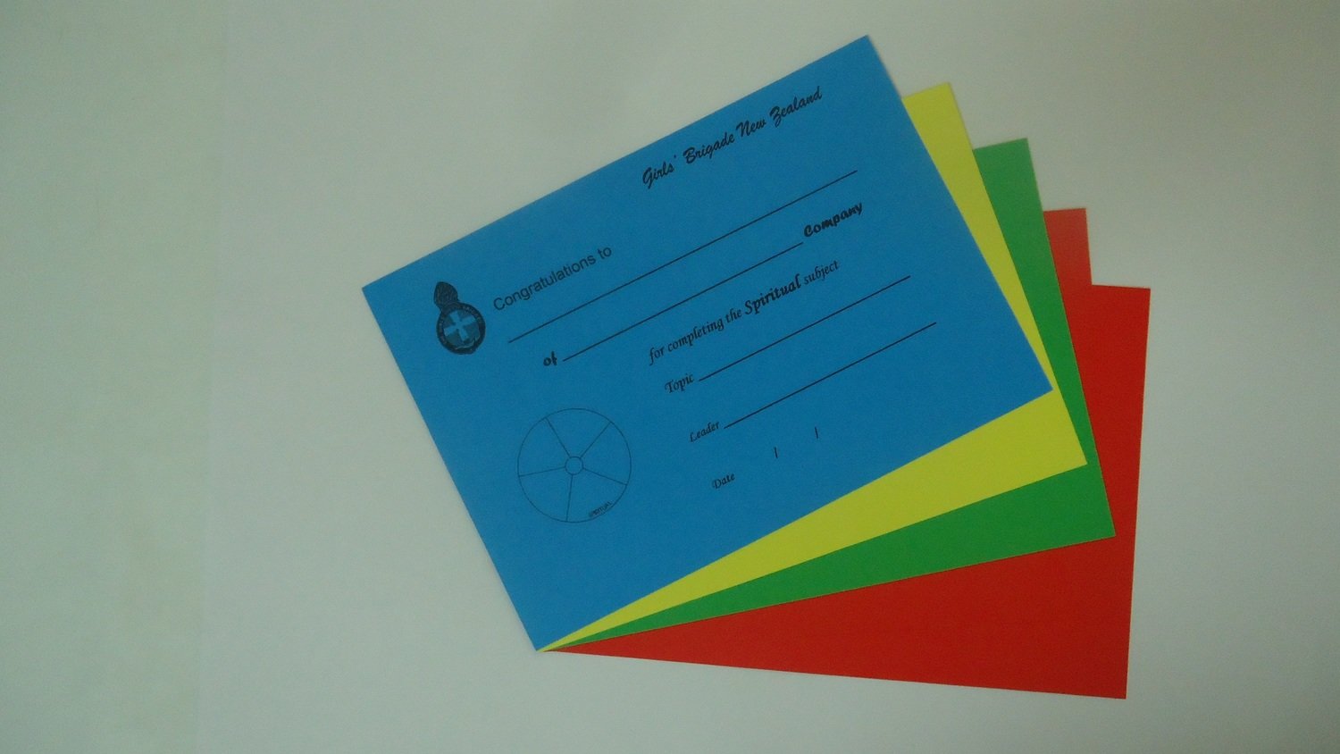Senior Award Certificates (set of 5)