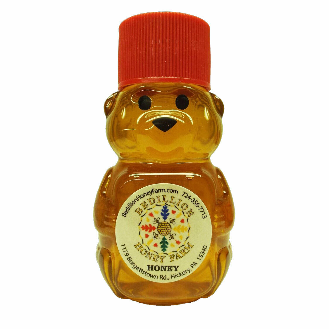 Pure Wildflower Honey Bear 2 oz.