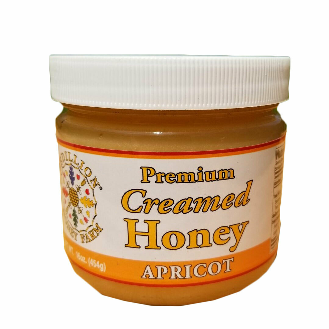 Apricot Creamed Honey 16 oz.