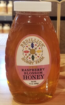 Raspberry Blossom Honey 16 oz